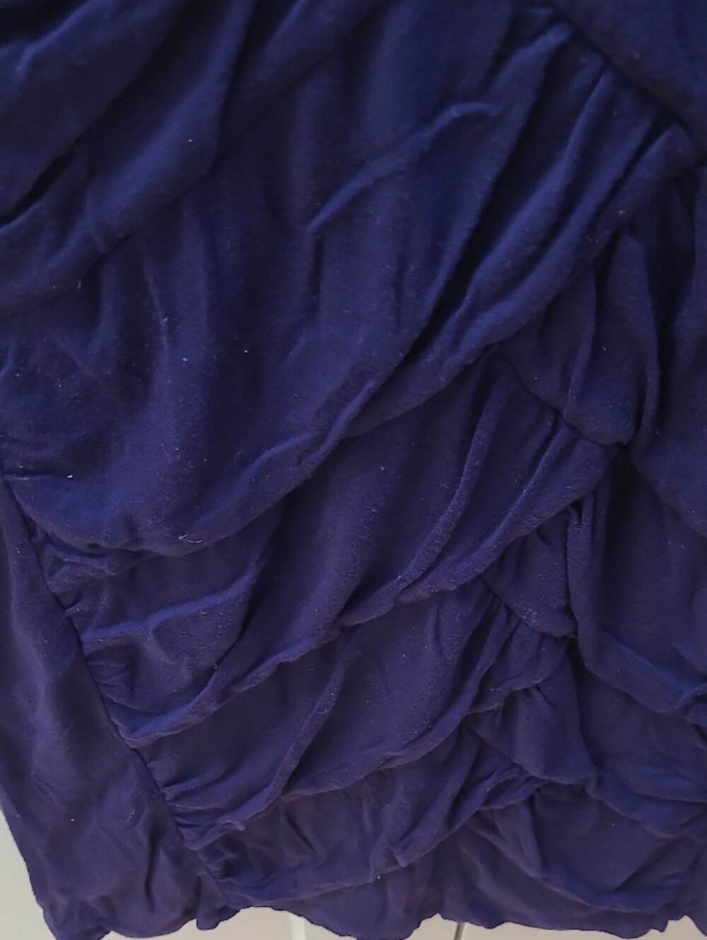 Design History Dark Purple Ruffle Front Tank Top - Picture 5 of 7
